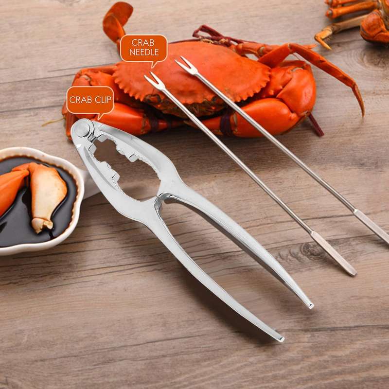 Seafood Crackers Tools Nutcrackers Set, Sheller Kitchen Kits 9 Pack