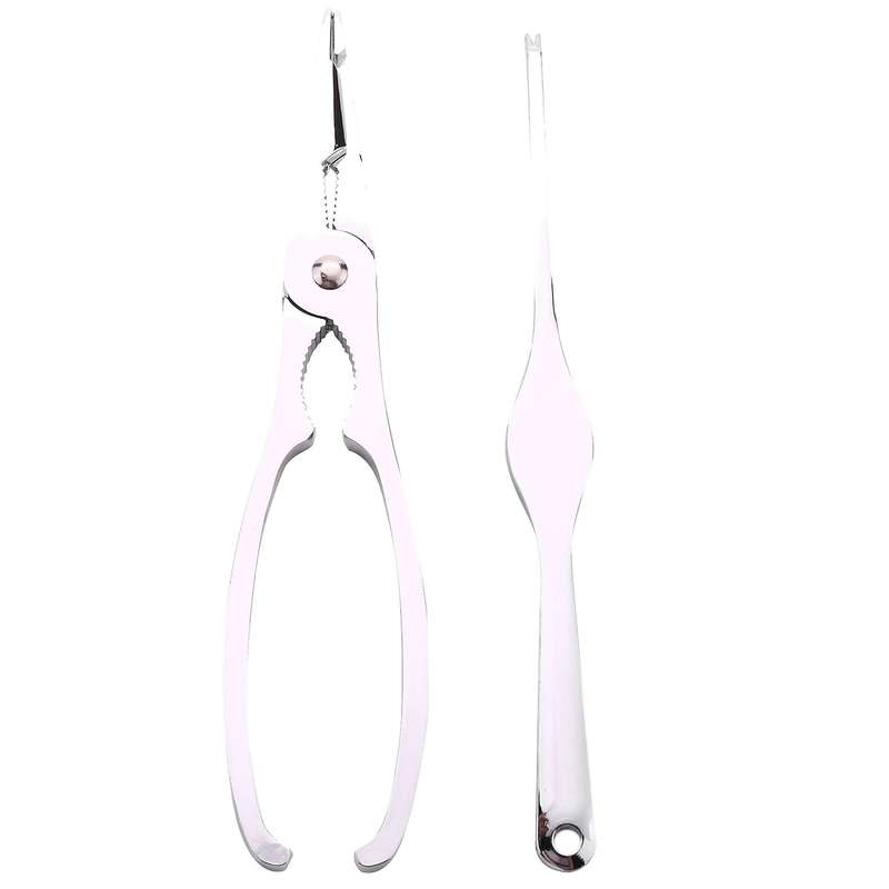 Seafood Cracker Pick Set 2pcs Stainless Steel for Crab Lobster Fork Useful Utensils Home Kitchen Se