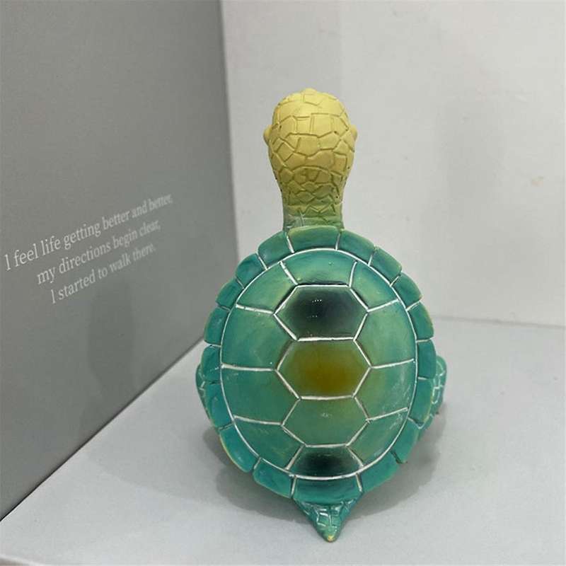 Sea Turtle Figurine Peacefulness Meditating Sea Turtle Statue Decorations for Buddha Yoga Garden Sta