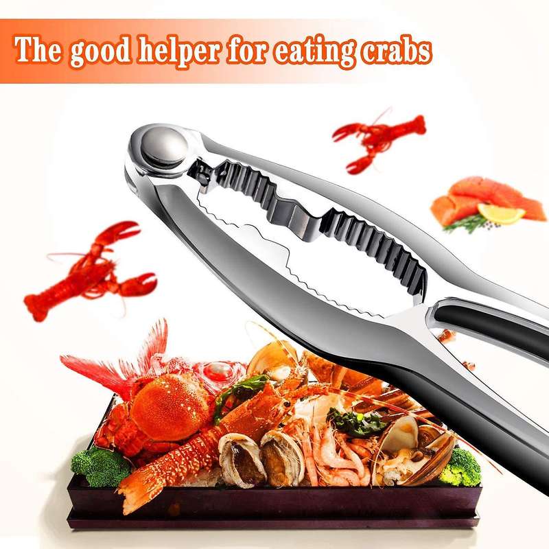 Seafood Tool Kit Lobster Crackers Set of 4, Crab Leg Cracker Tools, Seafood Crackers Nut Cracker Set