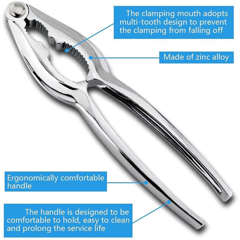 Seafood Tools Set Nut Crackers Of 13pcs Seafood Opener Tool Set, 3 Pcs Lobster Crackers/ Crackers