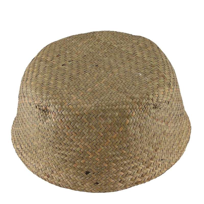 Seagrass Wickerwork Basket Rattan Foldable Hanging Woven Dirty Size L