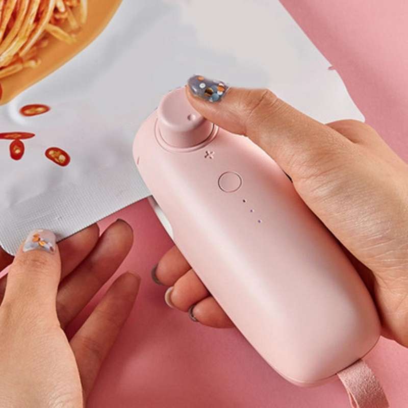 Sealing Machine Hand Pressure Portable Mini Heating Plastic Packaging Machine Handheld Vacuum Food S