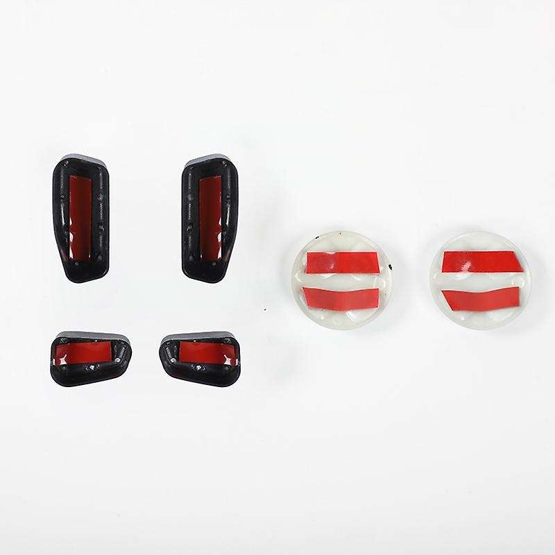Seat Adjustment Button Cover Trim for Charger 2015-2020 Durango 2011-2020 RAM 2018-2020, Black+Silve