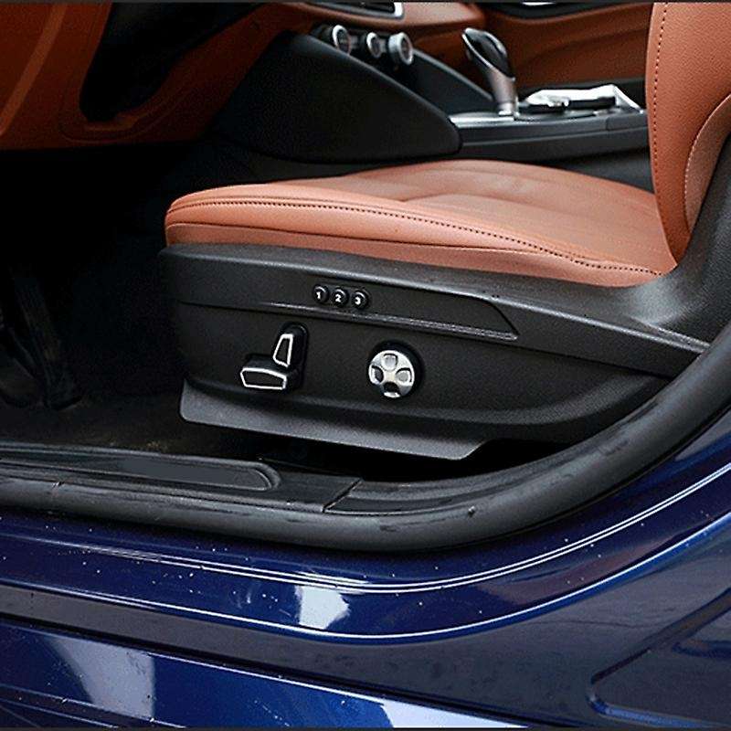 Seat Adjustment Button Cover Trim for Stelvio 2017 2018