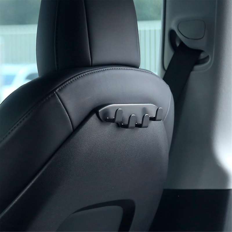 Seat Back Hook for Model Y 2017-2024, Headrest Hooks Car Bag Hook Stylish Back Seat Hanger Accessor
