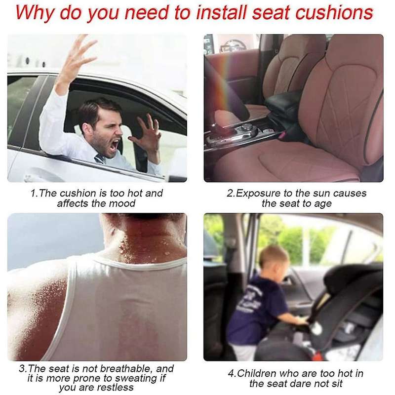 Seat Cover for Car, 2 Pack Car Front Seat Protector,Universal Seat Cushion,Car Interior Accessories