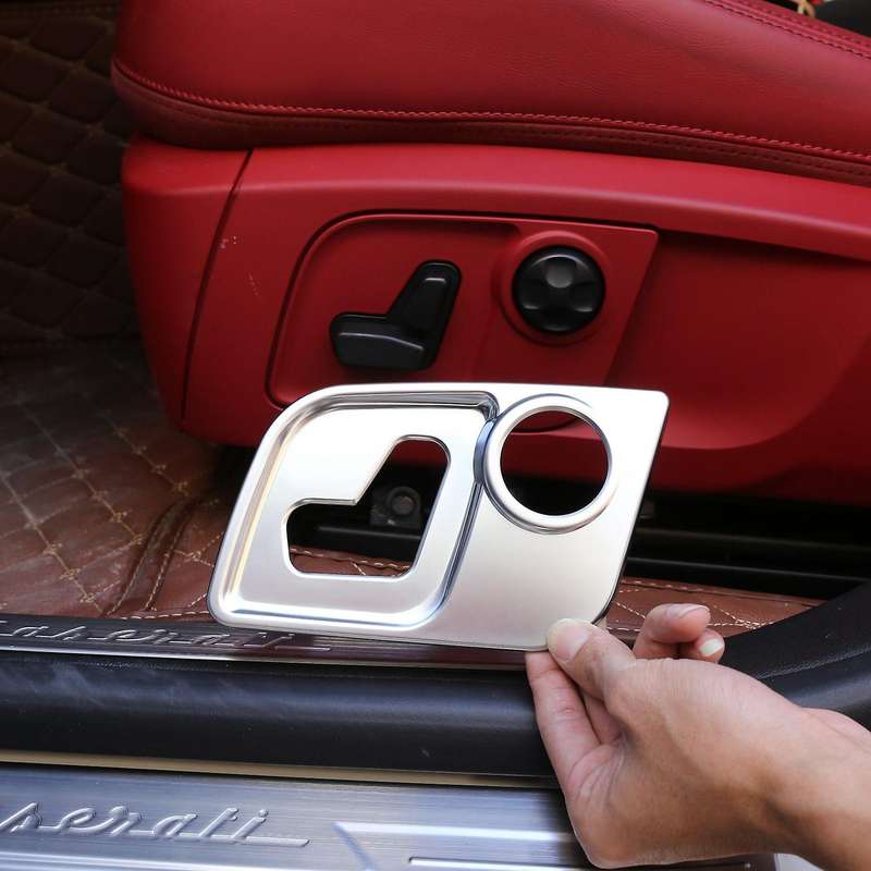 Seat Side Decorate Frame Cover Trim Sticker Accessories for Quattroporte