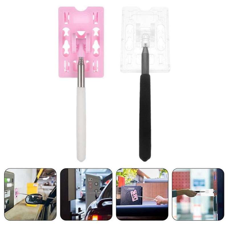 Security Kiosk Door Opening Parking Lever Extension Car Driving Artifact Telescopic Swipe Card Parki