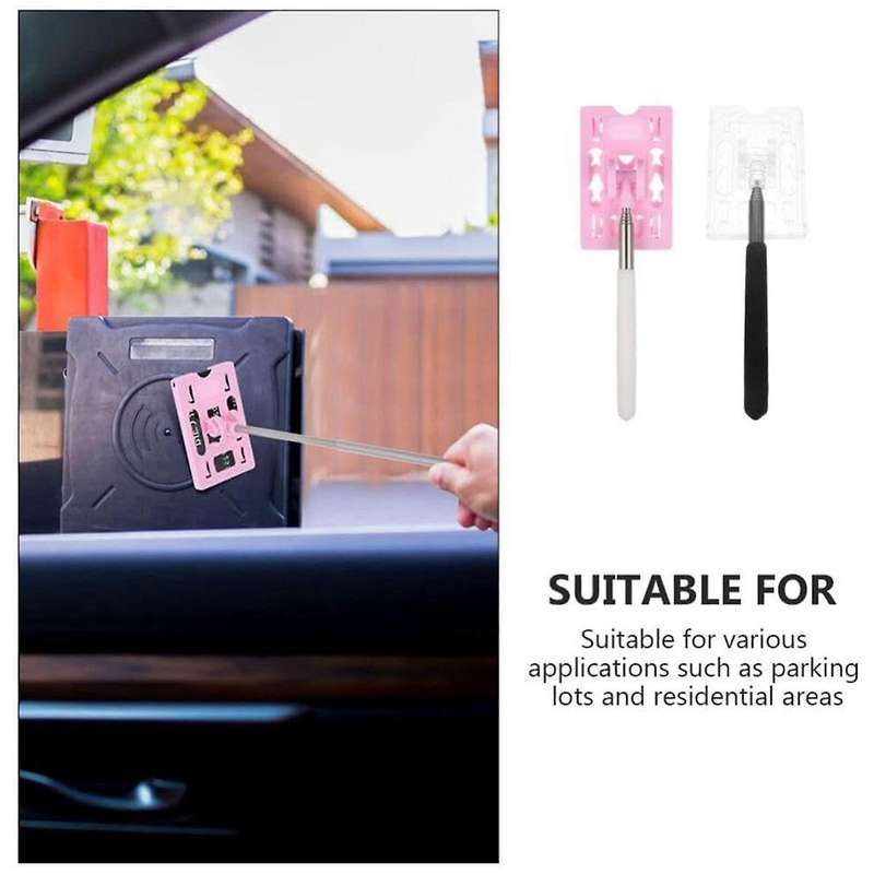 Security Kiosk Door Opening Parking Lever Extension Car Driving Artifact Telescopic Swipe Card Parki