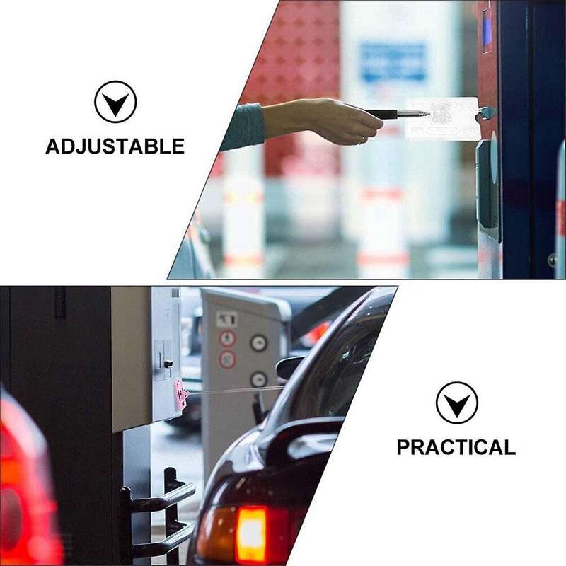 Security Kiosk Door Opening Parking Lever Extension Car Driving Artifact Telescopic Swipe Card Parki