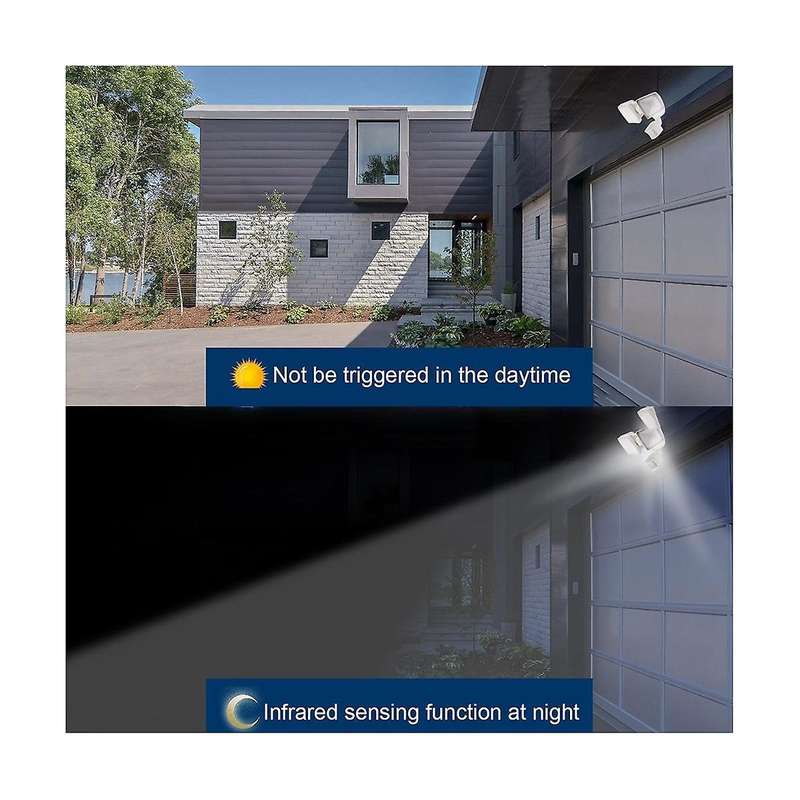 Security Light, Adjustable Motion Detection Flood Light Ip65 Waterproof, Outdoor Motion Sensor Ligh