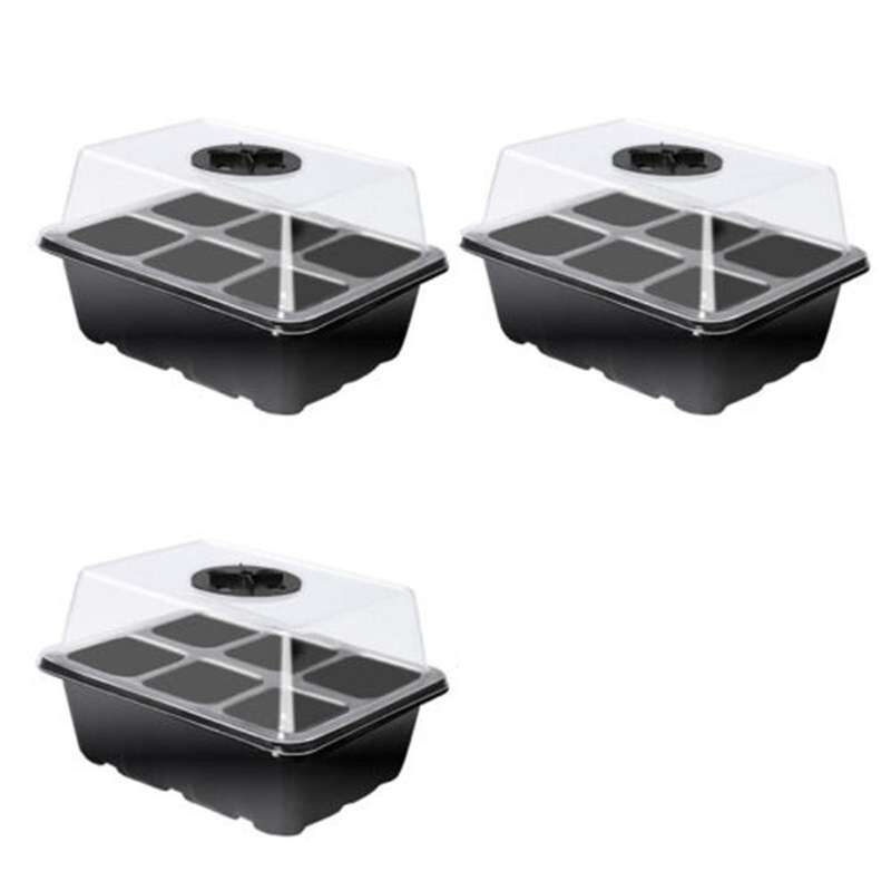 Seed Starting Kit with Adjustable Humidity Dome and Basic Plant Starting Kit Mini Greenhouse Germina