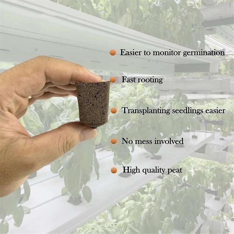 Seed Starting Sponge for Quick Germination, Root Growing Sponge, Quick Root Stopper for Vegetables,S