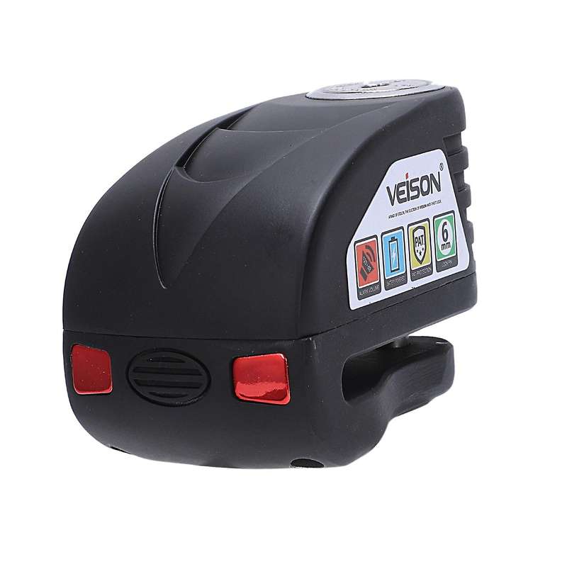 Security Motorcycle Disc Brake Lock Alarm Anti-Theft Bike Padlock Brake Disc Lock Bicycle Warning Wa