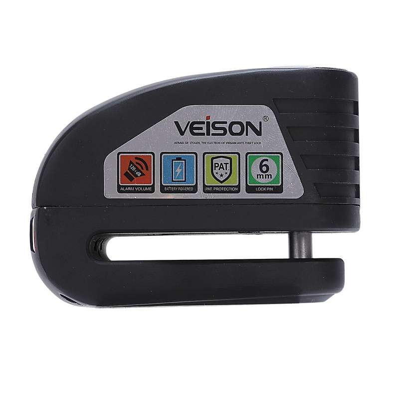 Security Motorcycle Disc Brake Lock Alarm Anti-Theft Bike Padlock Brake Disc Lock Bicycle Warning Wa