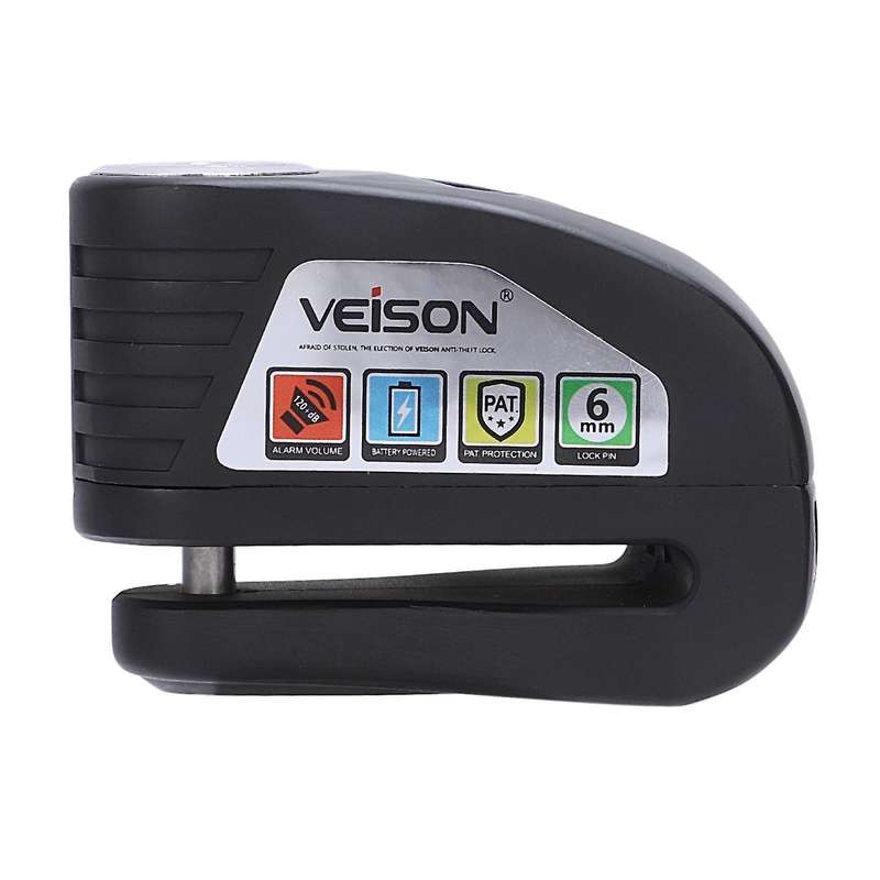 Security Motorcycle Disc Brake Lock Alarm Anti-Theft Bike Padlock Brake Disc Lock Bicycle Warning Wa