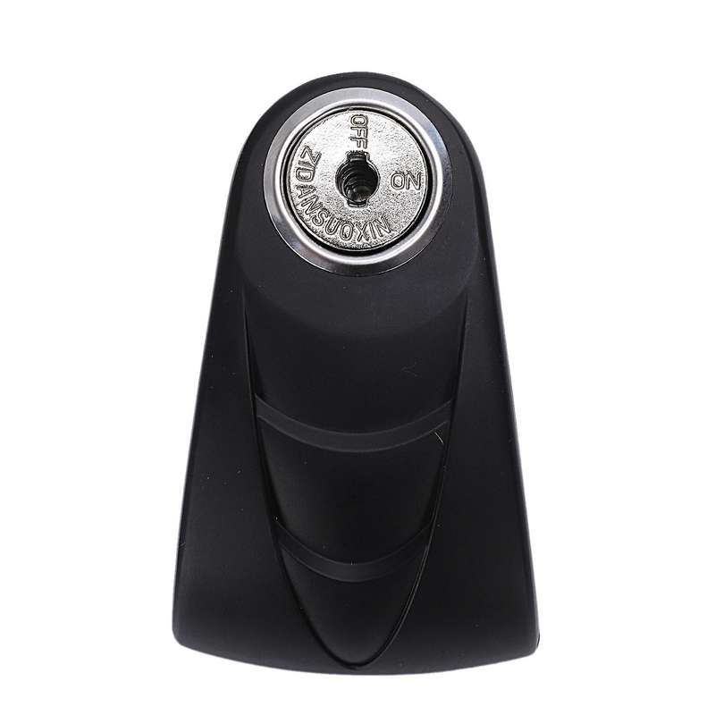 Security Motorcycle Disc Brake Lock Alarm Anti-Theft Bike Padlock Brake Disc Lock Bicycle Warning Wa