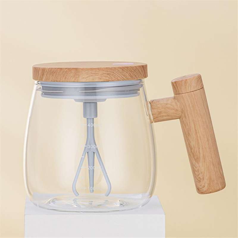 Self Stirring Mug, Electric High Speed Mixing Cup, Self Stirring Coffee Mug, Glass Automatic Stirrin