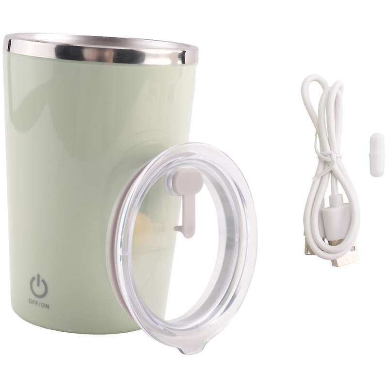 Self Stirring Mug, Electric Mixing Cup 350ML Magnetic Stirring Cup Rechargeable Auto Magnetic Mug Se