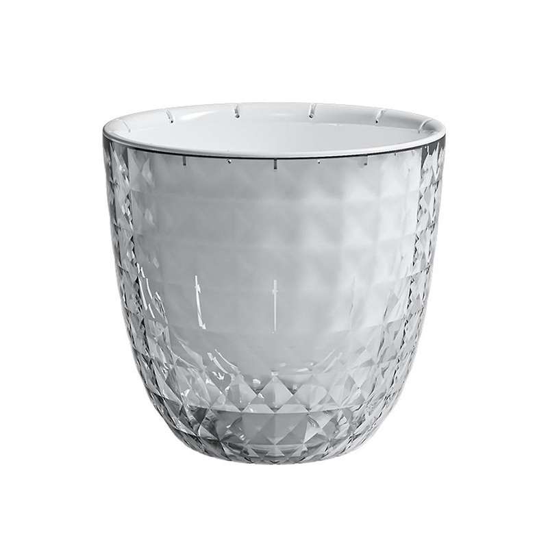 Self Watering Flowerpot Automatic Water Absorbing Flowerpot Transparent Double Layer Plastic Plant P