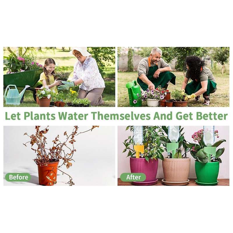 Self Watering Spikes, Automatic Plant Watering System Devices, Self Watering