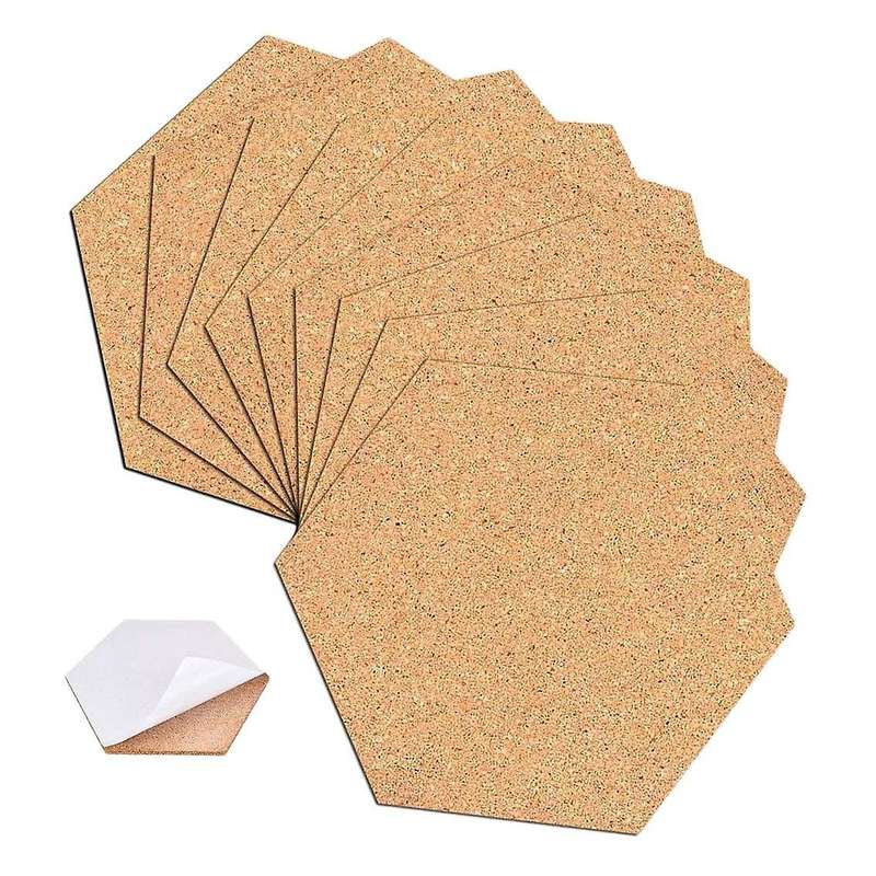 Self-Adhesive Cork Coasters, Cork Mats Cork Backing Sheets for Coasters and DIY Crafts Supplies (80,