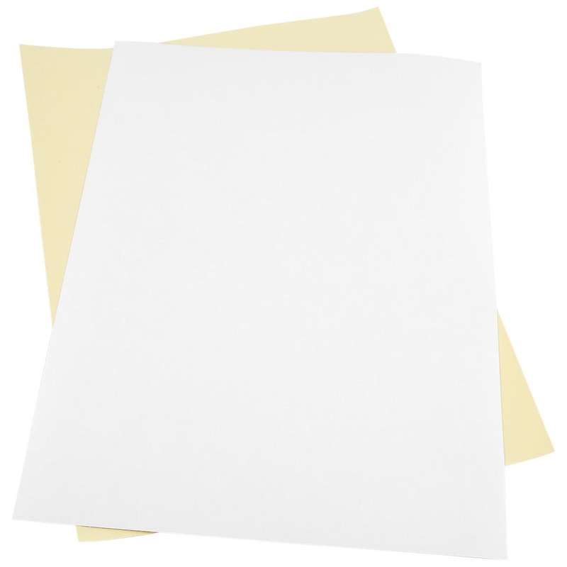 Self-adhesive Labels 100 Sheets White Printable Universal Adhesive Labels (210 X 297 Mm)