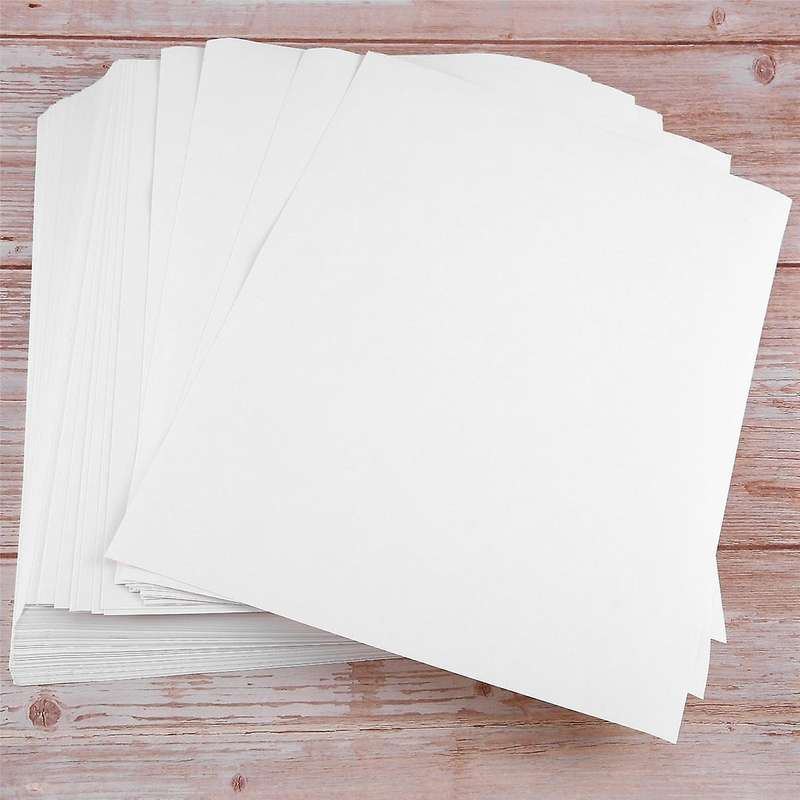 Self-adhesive Labels 100 Sheets White Printable Universal Adhesive Labels (210 X 297 Mm)
