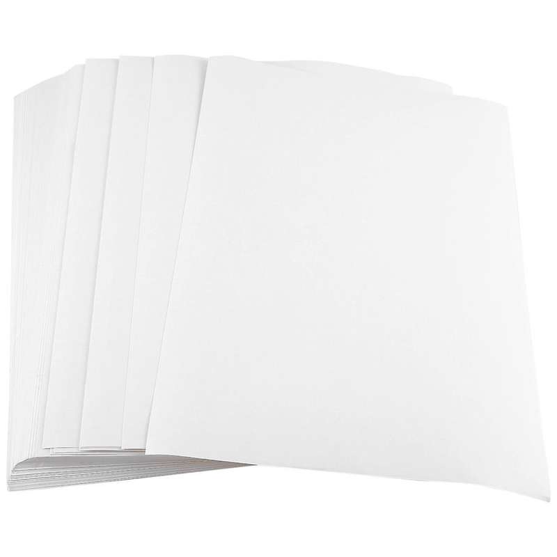 Self-adhesive Labels 100 Sheets White Printable Universal Adhesive Labels (210 X 297 Mm)