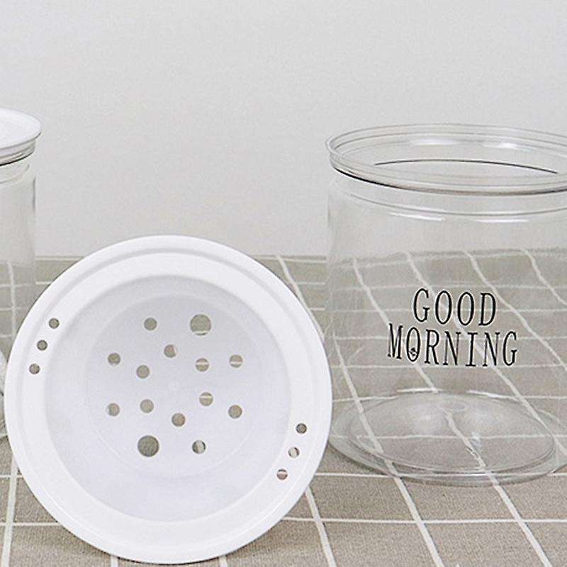 Self-watering Flowerpot Automatic Water Absorption Succulent Aquaculture Transparent Round Plastic