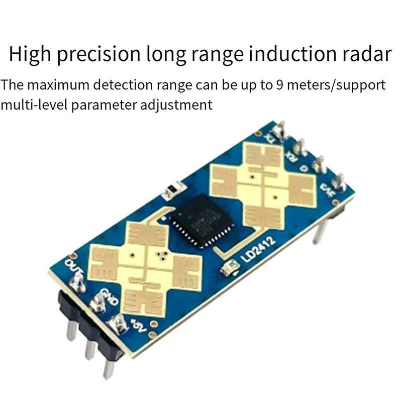 Sensor Detection Module 24G Human Presence Sensing Radar Module LD2412 Millimeter Wave Radar Wide An