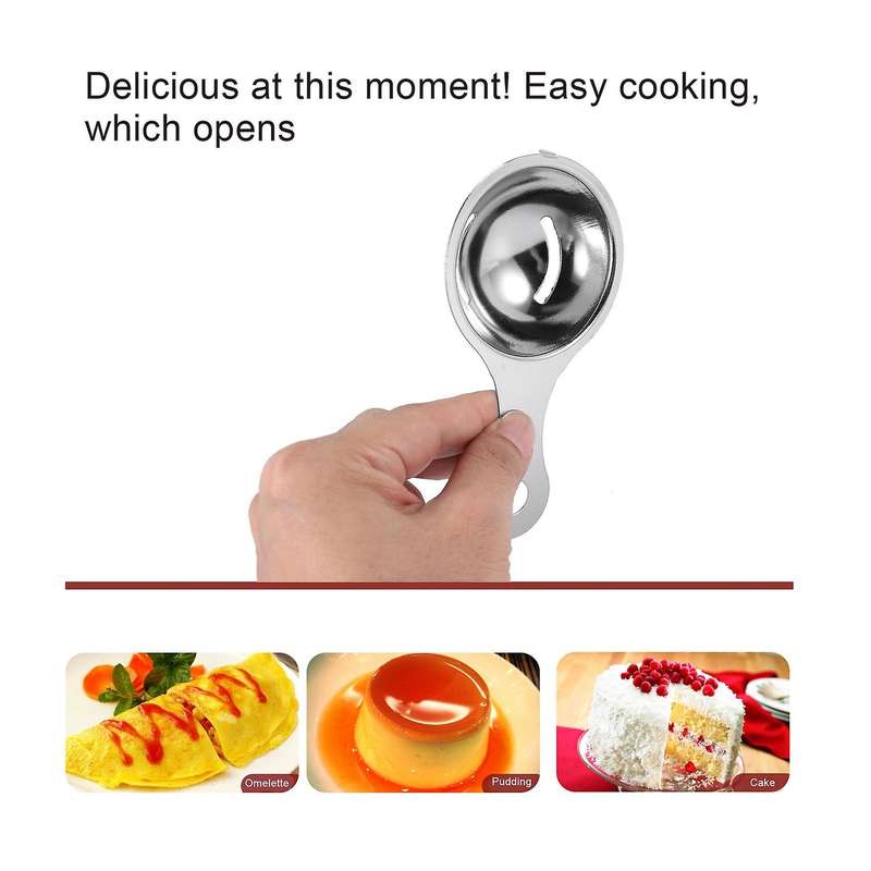 Separator of egg yolk in stainless steel Separator White Egg Sieve Device Mini kitchen utensils (13
