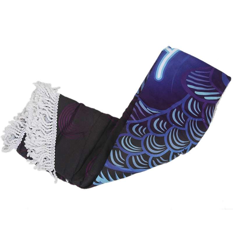 Series Microfiber Beach Towel with Drawstring Backpack Bag Sport Yoga Blanket Swimming Bath Towel
