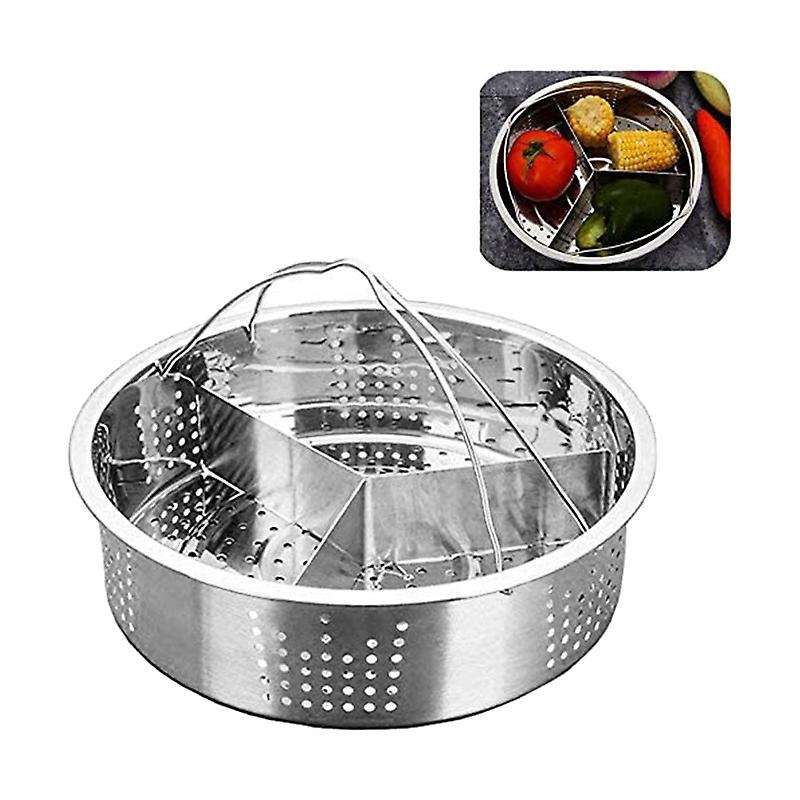 Separator Set Stainless Steel Steamer Basket Rack Accessories Fast Steaming Grid Basket Divider for