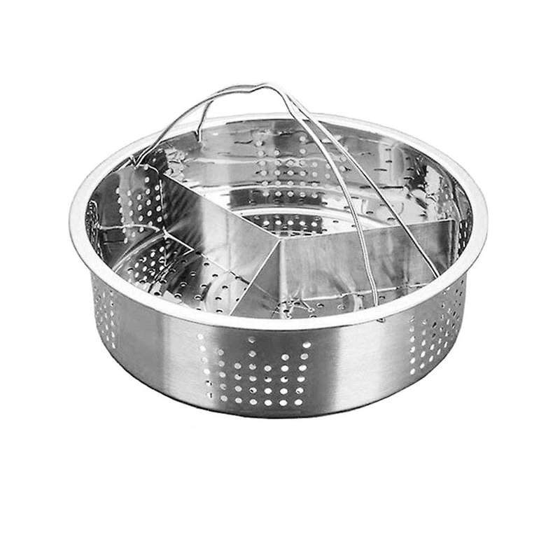 Separator Set Stainless Steel Steamer Basket Rack Accessories Fast Steaming Grid Basket Divider for