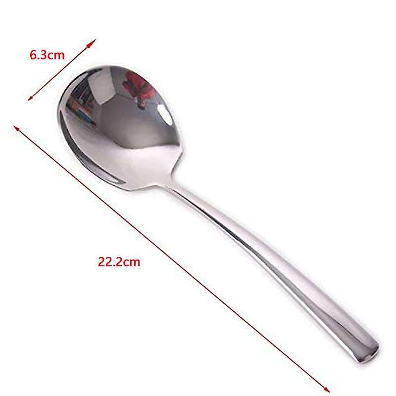 Serving Spoon,Set of 4 Stainless Steel Serving Spoon,Mirror Finish for Elegant Buffet Banquet Part