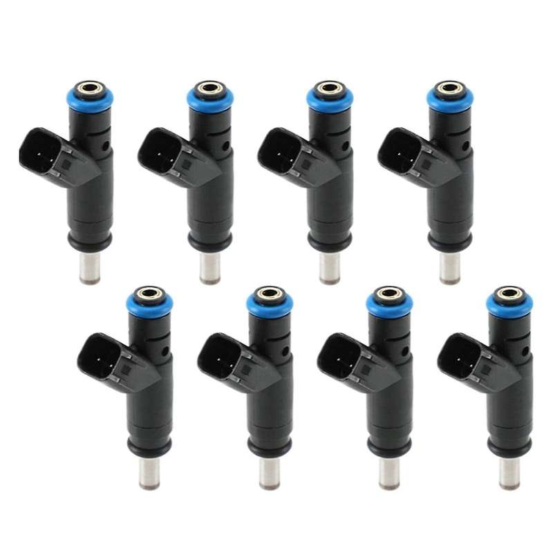 Set 8 Fuel Injectors 51211132 812-11132 RL591851AA for 300 Hemi 5.7L V8 2005-2009