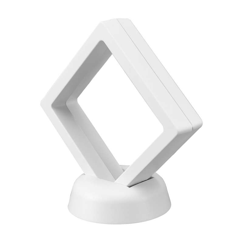 Set Of 10 3D Floating Frame Display Holder with Stands Compatible Coins