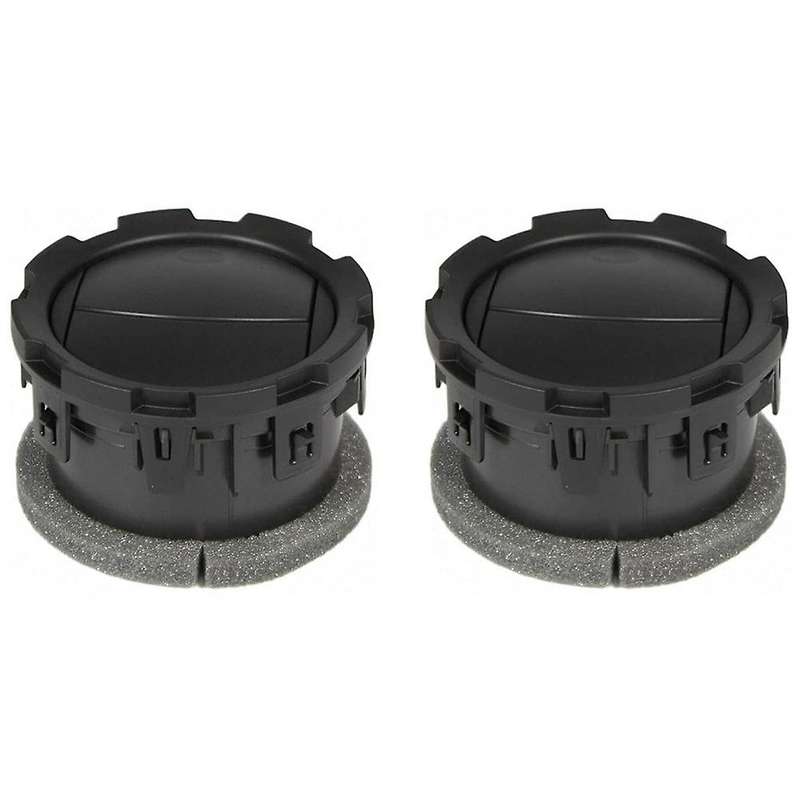 Set of 2 Dash Board /HVAC Vent Fits for 11-16 F-450 F-550 (Black), BC3Z-19893-AA, 75302B-2