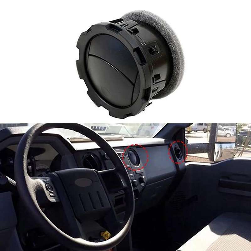 Set of 2 Dash Board /HVAC Vent Fits for 11-16 F-450 F-550 (Black), BC3Z-19893-AA, 75302B-2