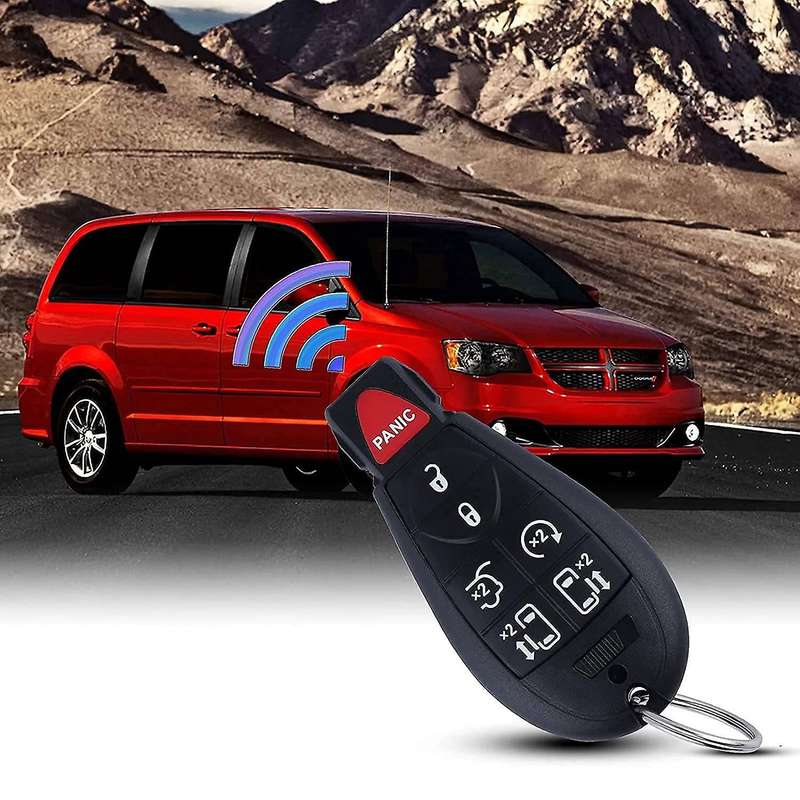 Set of 2 Keyless Remote Car Key Fob for 2008-2016 or 2008-2016 Grand Caravan M3N5WY7 M3N5WY783X