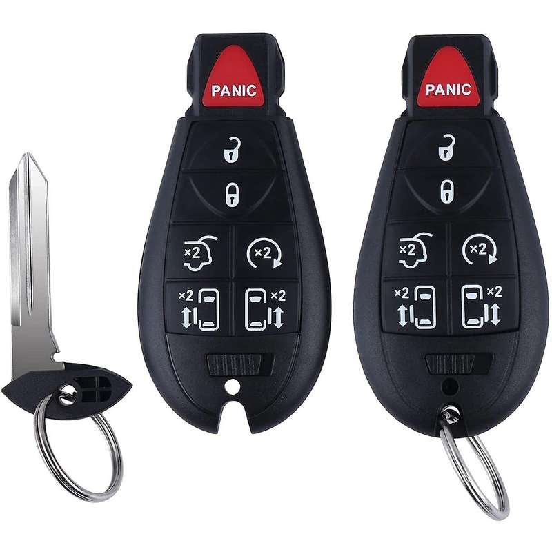 Set of 2 Keyless Remote Car Key Fob for 2008-2016 or 2008-2016 Grand Caravan M3N5WY7 M3N5WY783X