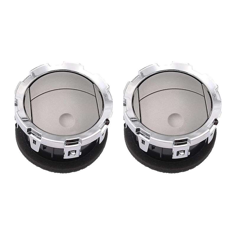 Set of 2 Dash Board /HVAC Vent Fits for 11-16 F-450 F-550 (Chrome), DC3Z-19893-, 75302C-2