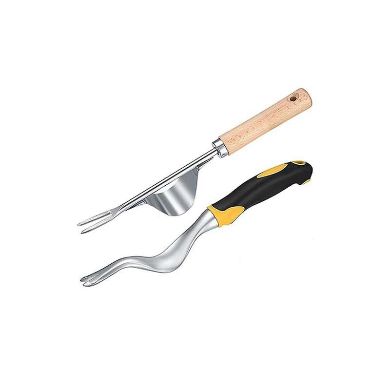 Set Of 2 Hand Weeder Pulling Tools Garden Weeder Removal Tool for Garden Yard Lawn Farm Weed Root Di