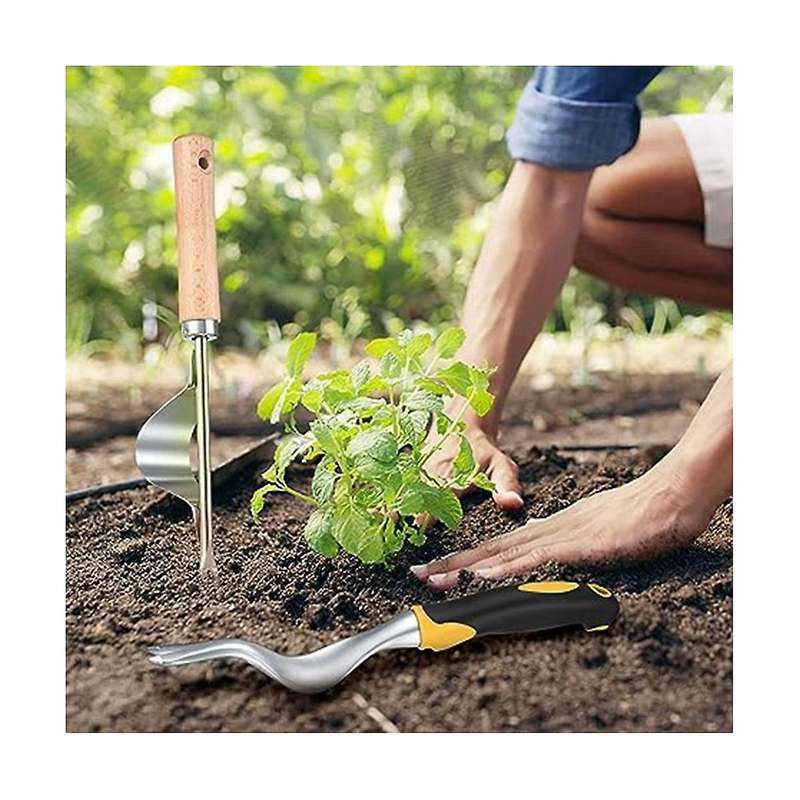 Set Of 2 Hand Weeder Pulling Tools Garden Weeder Removal Tool for Garden Yard Lawn Farm Weed Root Di