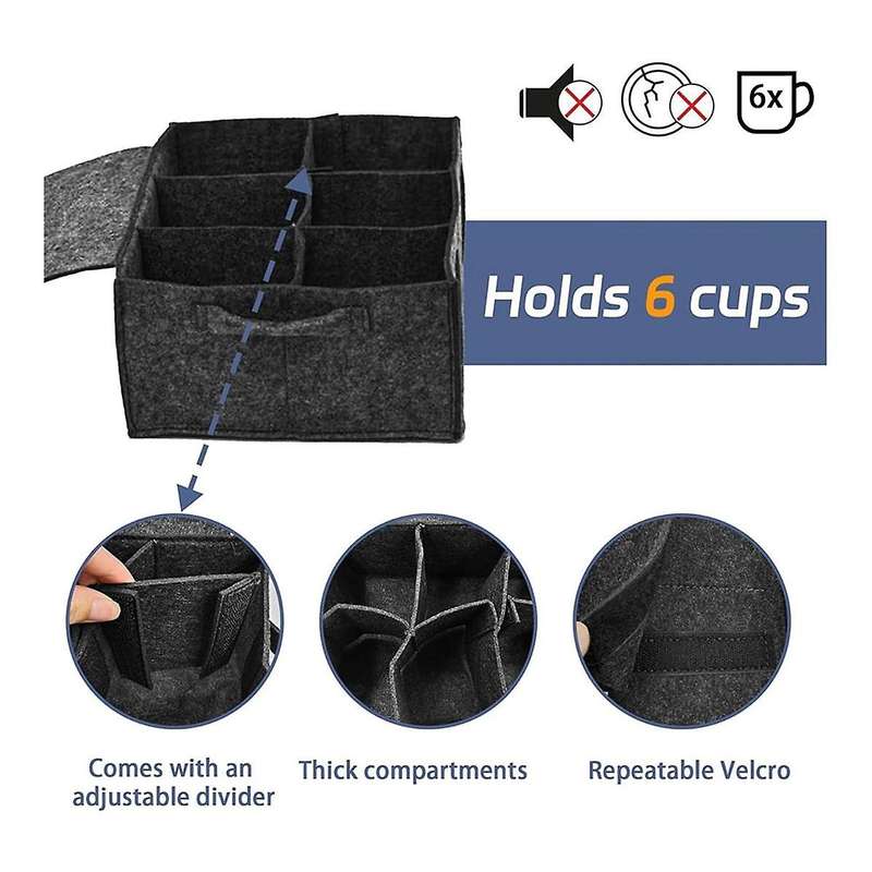Set Of 2 Motorhome Plate Holders, Motorhome Plate Holder, Felt Cup Holder, Camping,felt Cup Holder C