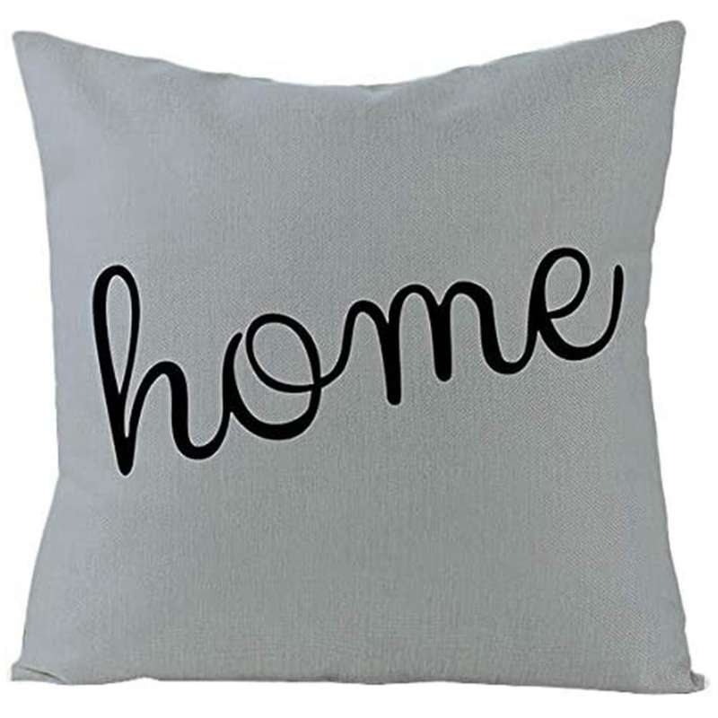 Set of 4 Decorative Geometric 18 x 18 Inches Throw Pillow Covers - Modern Pattern Linen Square Pillo