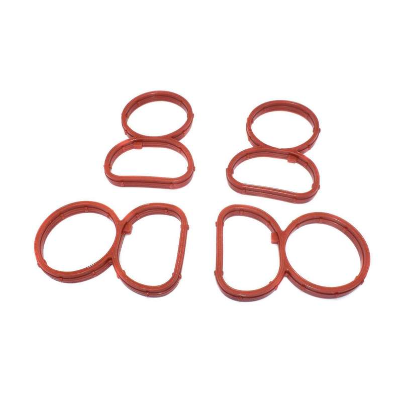 Set of 4 Engine Intake Manifold Gasket Seal 11617801438 for N47 2.0D X1 X3 E81