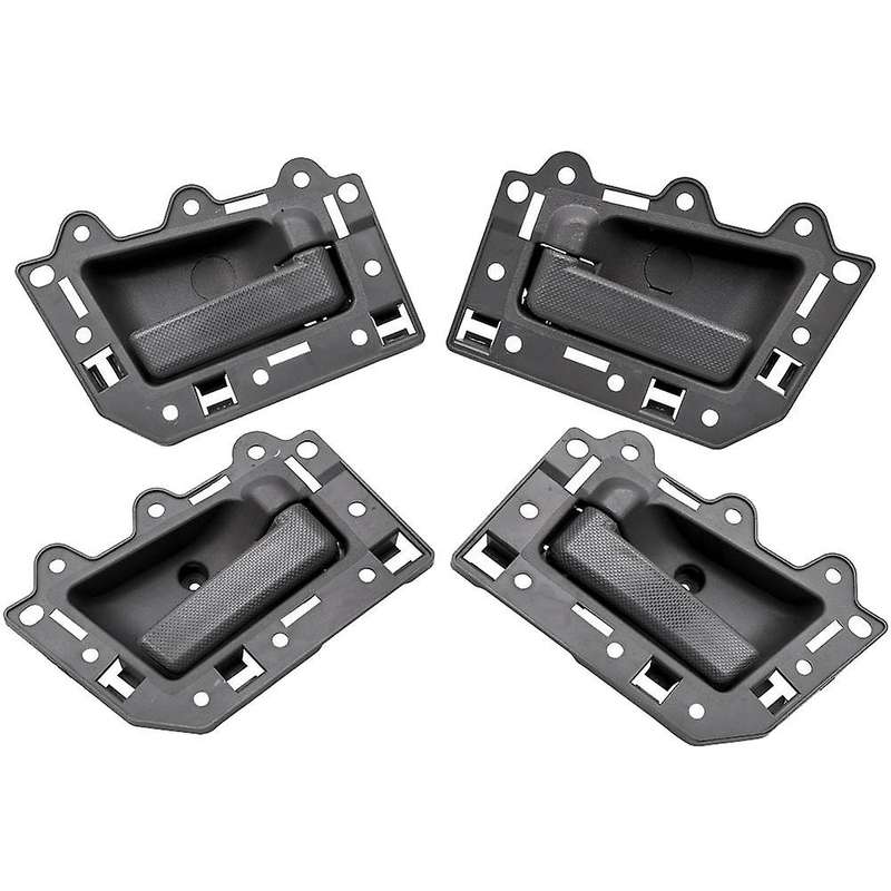 Set of 4 Inside Interior Door Handle Set for 2005-2011 Grand Gray(Front Rear Left Right 4 Doors)